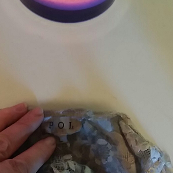 POL taupe lace t back halter bralette - Picture 6 of 7